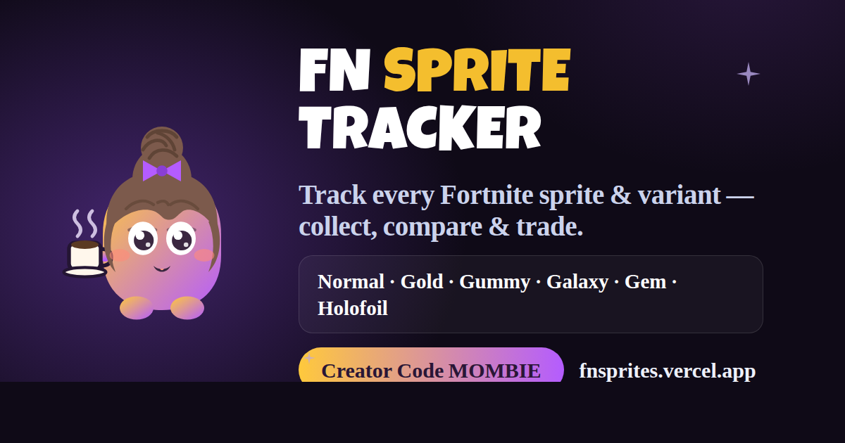 Fortnite Sprites Checklist & Tracker — Season 4 Override | FN Sprite ...